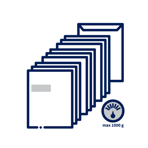 Werbepost Groß bis 1.000 g