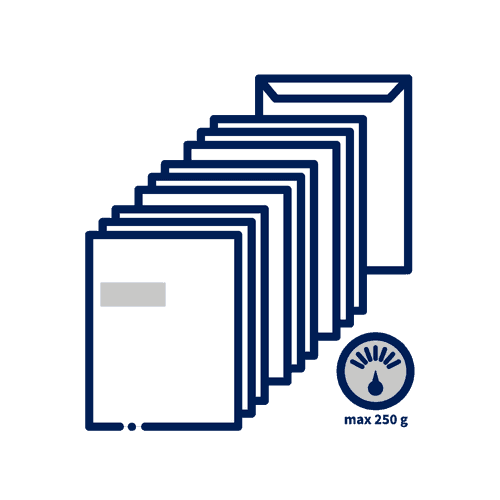 Werbepost Groß bis 250 g