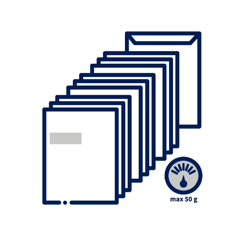 Werbepost Groß bis 50 g